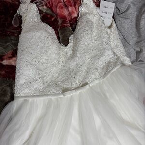 White princess wedding dress